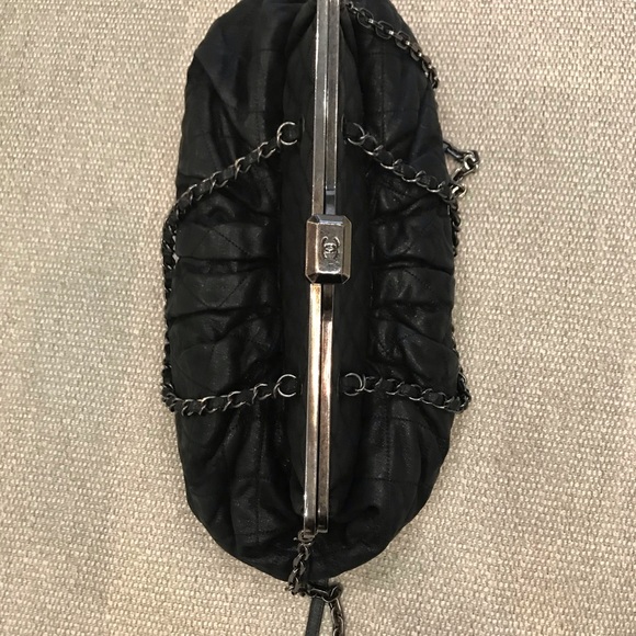 Authentic Chanel Iridescent Quilted Frame Bag - Picture 10 of 15